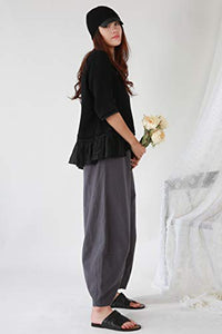 Jiqiuguer Baggy Pants with Pockets