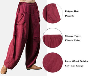 Outline Women's Harem Pants with Pockets