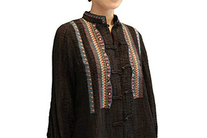 Jiqiuguer Cardigan Women Long Shirt