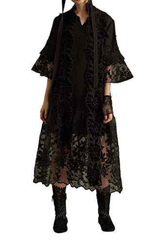 Outline Autumn Lace Dress