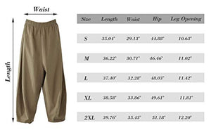 Jiqiuguer Baggy Pants with Pockets