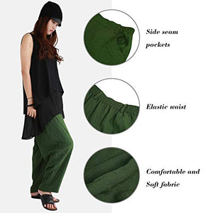 Jiqiuguer Women's Long Pants with Pockets