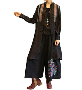 Jiqiuguer Cardigan Women Long Shirt