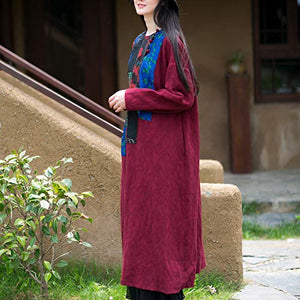 Jiqiuguer Long Dresses for Autumn