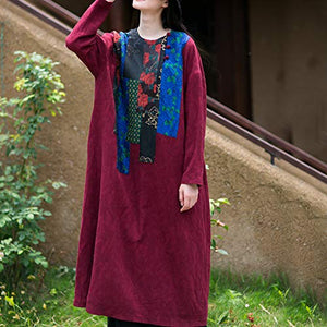 Jiqiuguer Long Dresses for Autumn